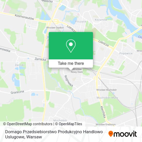 Domago Przedsiebiorstwo Produkcyjno Handlowo Uslugowe map