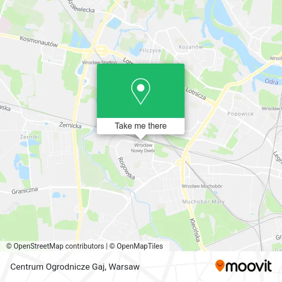 Карта Centrum Ogrodnicze Gaj