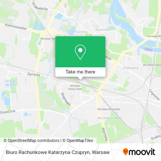 Biuro Rachunkowe Katarzyna Czupryn map