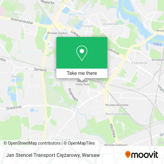 Jan Stencel Transport Ciężarowy map