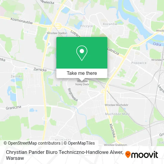Карта Chrystian Pander Biuro Techniczno-Handlowe Alwer