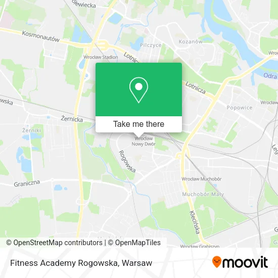 Карта Fitness Academy Rogowska