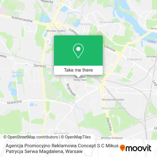 Карта Agencja Promocyjno Reklamowa Concept S C Mikus Patrycja Serwa Magdalena