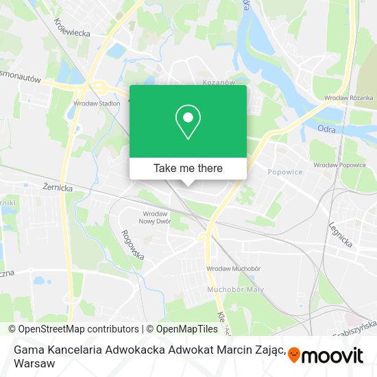 Gama Kancelaria Adwokacka Adwokat Marcin Zając map