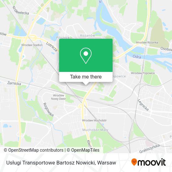 Usługi Transportowe Bartosz Nowicki map