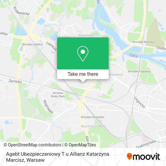 Agebt Ubezpieczeniowy T u Allianz Katarzyna Marcisz map