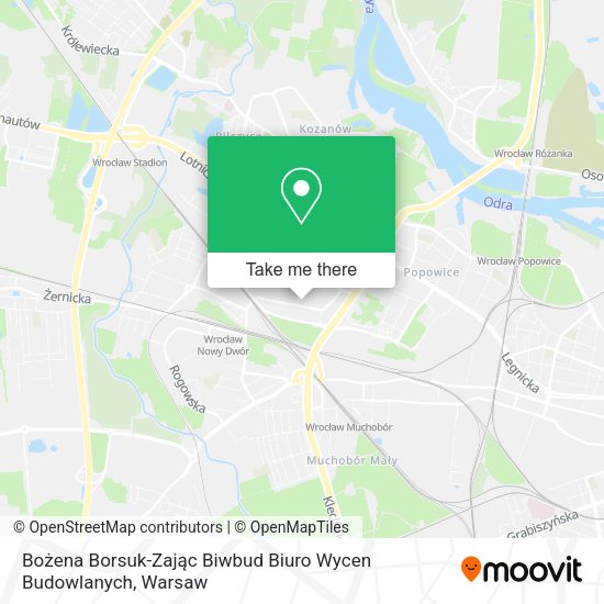 Bożena Borsuk-Zając Biwbud Biuro Wycen Budowlanych map