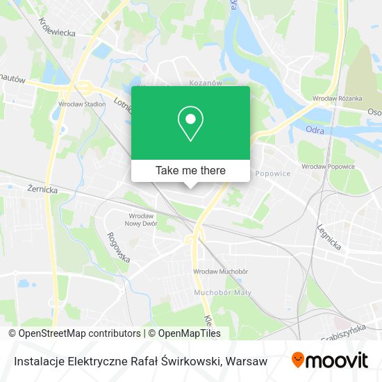 Instalacje Elektryczne Rafał Świrkowski map