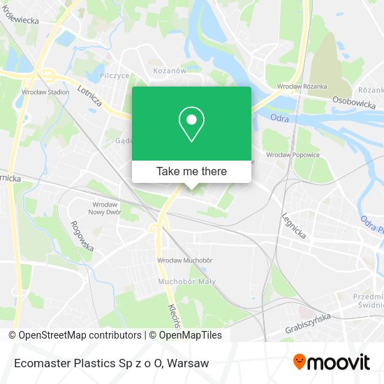 Ecomaster Plastics Sp z o O map