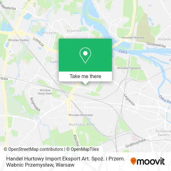 Handel Hurtowy Import Eksport Art. Spoż. i Przem. Wabnic Przemysław map