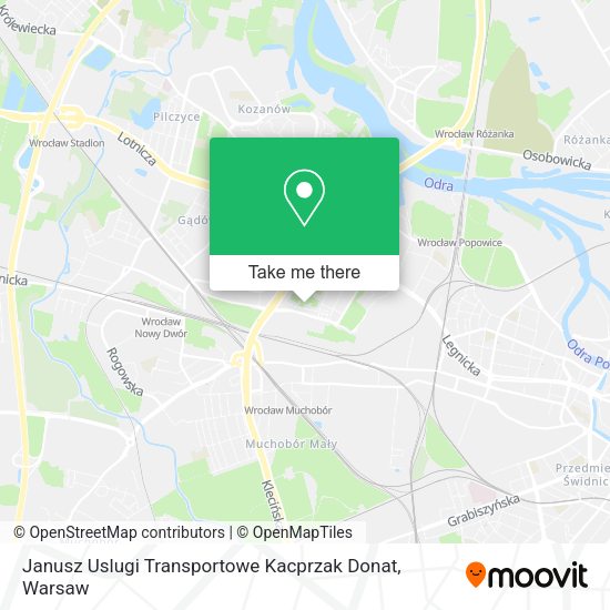 Janusz Uslugi Transportowe Kacprzak Donat map