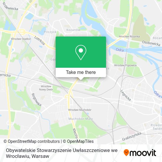 Obywatelskie Stowarzyszenie Uwłaszczeniowe we Wrocławiu map