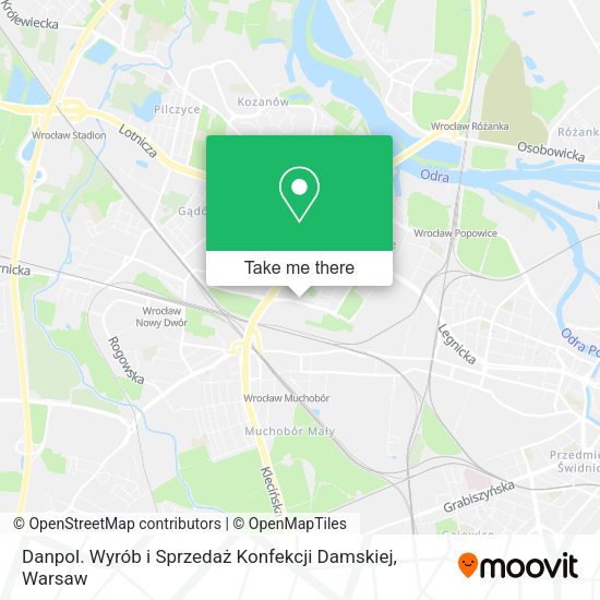 Danpol. Wyrób i Sprzedaż Konfekcji Damskiej map