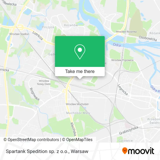 Карта Spartank Spedition sp. z o.o.