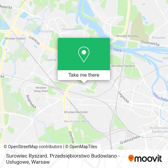 Surowiec Ryszard. Przedsiębiorstwo Budowlano - Usługowe map