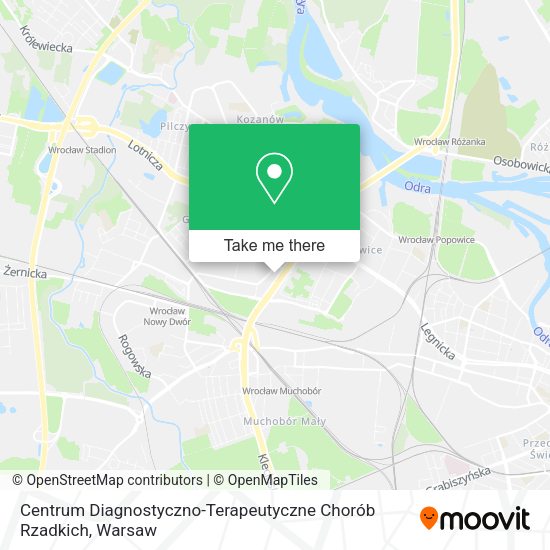 Centrum Diagnostyczno-Terapeutyczne Chorób Rzadkich map