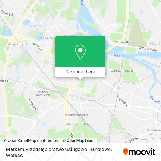 Markam Przedsiębiorstwo Usługowo Handlowe map