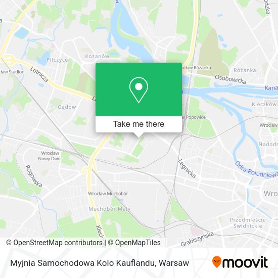 Myjnia Samochodowa Kolo Kauflandu map