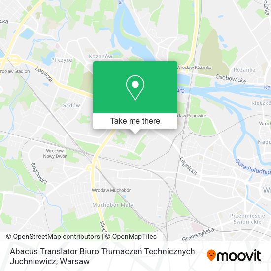 Abacus Translator Biuro Tłumaczeń Technicznych Juchniewicz map