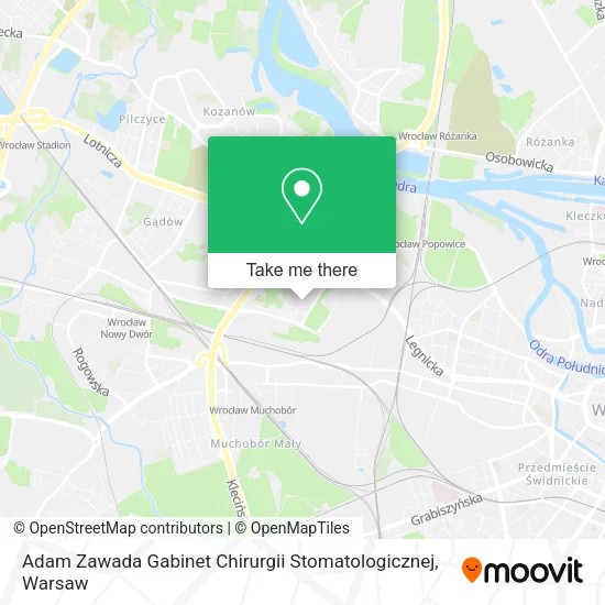 Adam Zawada Gabinet Chirurgii Stomatologicznej map