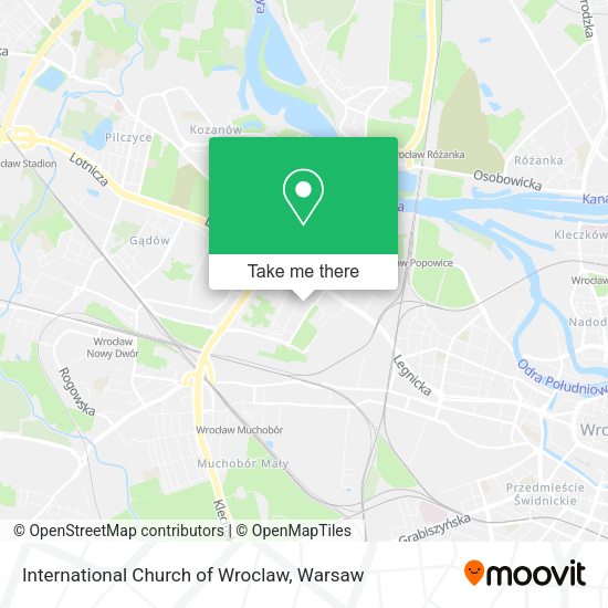 International Church of Wroclaw map