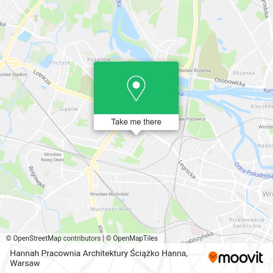 Hannah Pracownia Architektury Ściążko Hanna map