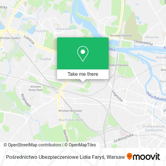 Pośrednictwo Ubezpieczeniowe Lidia Faryś map