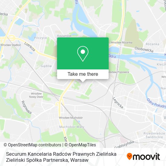 Securum Kancelaria Radców Prawnych Zielińska Zieliński Spółka Partnerska map