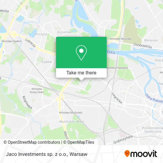 Карта Jaco Investments sp. z o.o.