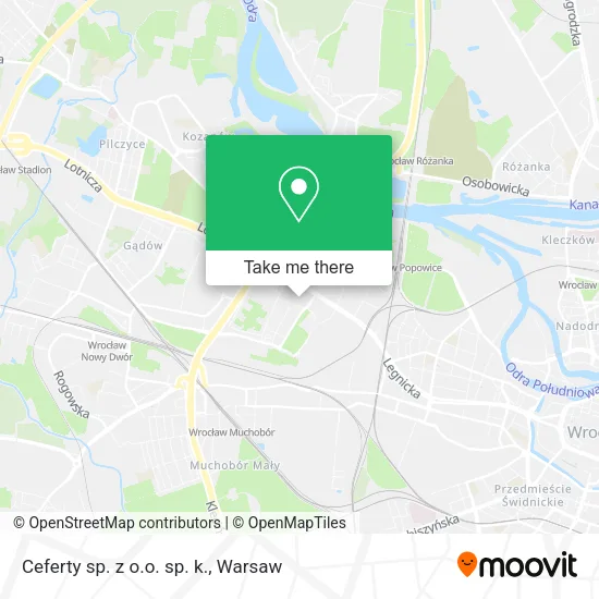 Карта Ceferty sp. z o.o. sp. k.