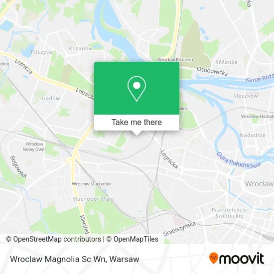 Карта Wroclaw Magnolia Sc Wn