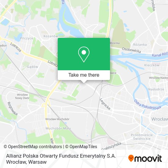 Allianz Polska Otwarty Fundusz Emerytalny S.A. Wrocław map