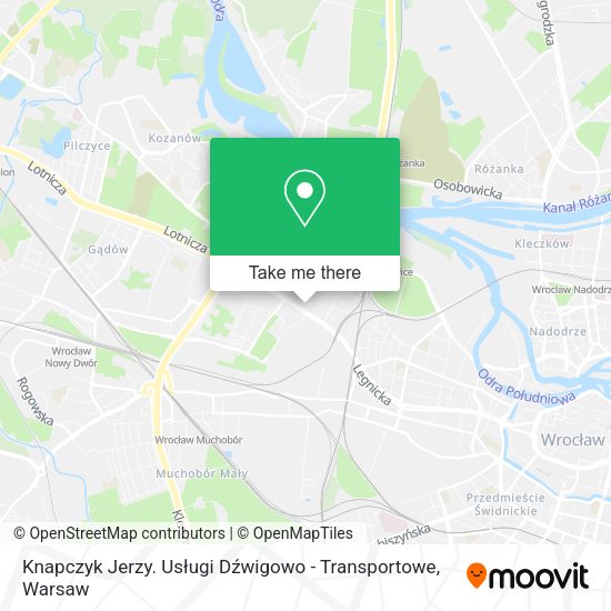 Knapczyk Jerzy. Usługi Dźwigowo - Transportowe map