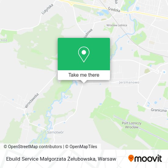 Ebuild Service Małgorzata Żełubowska map