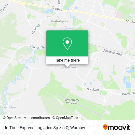 In Time Express Logistics Sp z o O map