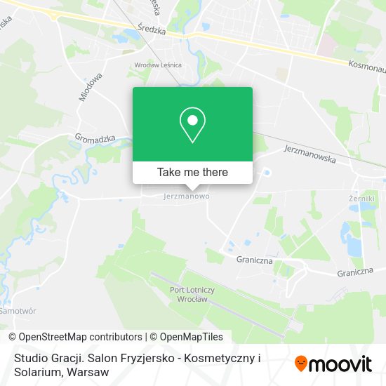 Studio Gracji. Salon Fryzjersko - Kosmetyczny i Solarium map