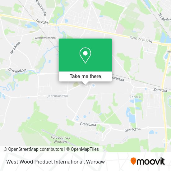 West Wood Product International map