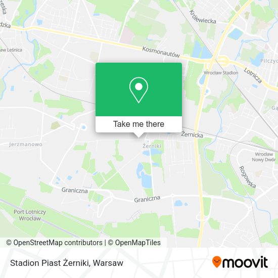 Stadion Piast Żerniki map