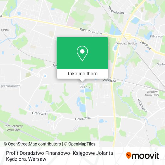 Profit Doradztwo Finansowo- Księgowe Jolanta Kędziora map