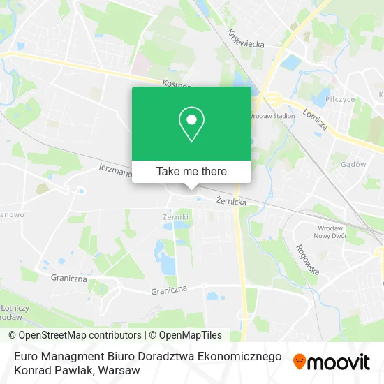 Карта Euro Managment Biuro Doradztwa Ekonomicznego Konrad Pawlak