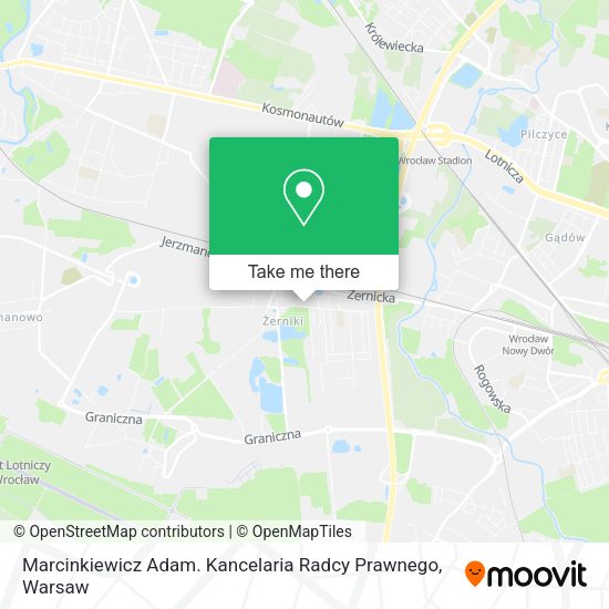 Marcinkiewicz Adam. Kancelaria Radcy Prawnego map