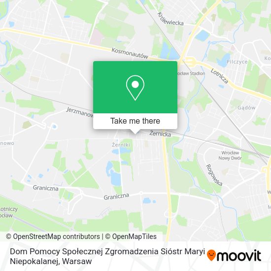 Dom Pomocy Społecznej Zgromadzenia Sióstr Maryi Niepokalanej map