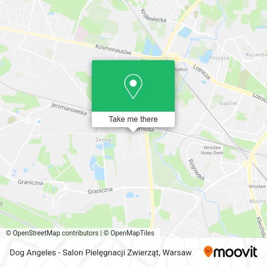 Dog Angeles - Salon Pielęgnacji Zwierząt map