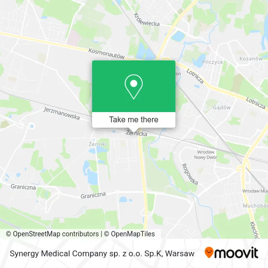 Карта Synergy Medical Company sp. z o.o. Sp.K