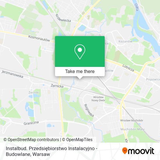 Карта Instalbud. Przedsiębiorstwo Instalacyjno - Budowlane