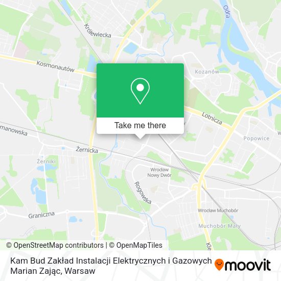 Kam Bud Zakład Instalacji Elektrycznych i Gazowych Marian Zając map