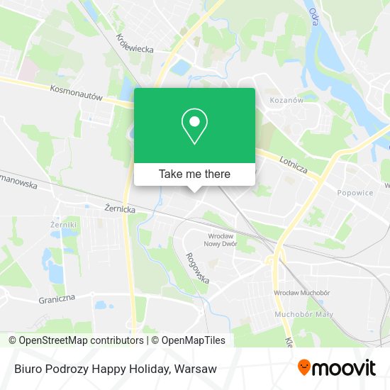 Biuro Podrozy Happy Holiday map