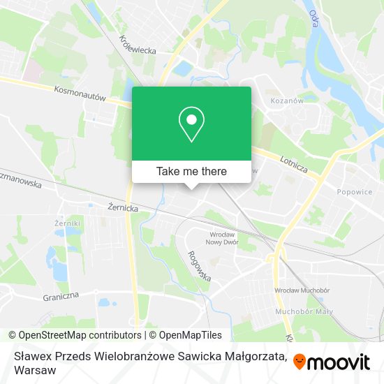 Sławex Przeds Wielobranżowe Sawicka Małgorzata map