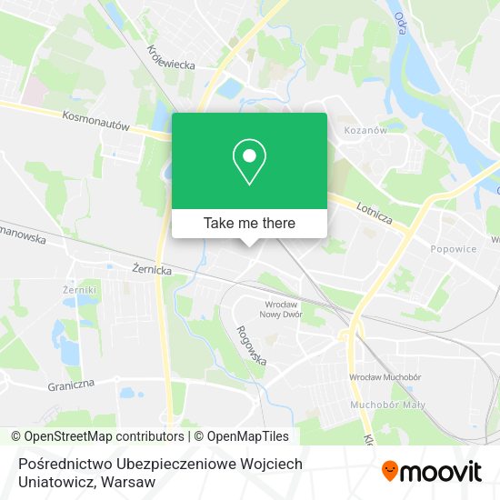 Pośrednictwo Ubezpieczeniowe Wojciech Uniatowicz map