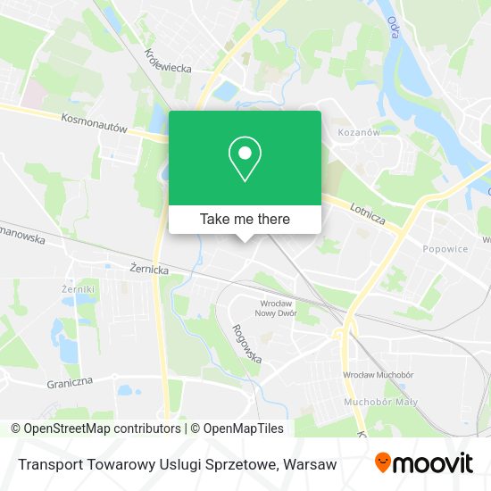 Transport Towarowy Uslugi Sprzetowe map